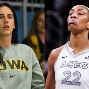 Caitlin Clark and A'ja Wilson