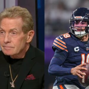 Skip Bayless and Caleb Williams