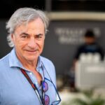 CARLOS SAINZ SR in front of the Williams Racing garage on Tuesday at the 2024 Formula 1 Abu Dhabi Post Season Testing at the Yas Marina Circuit