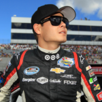 NASCAR Nationwide Series driver Kyle Larson prior to the 5-Hour Energy 200 at Dover Speedway.