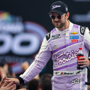 NASCAR Cup Series driver Daniel Suarez (99) during the Daytona 500 at Daytona International Speedway.