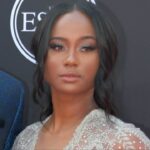 Kansas City Chiefs tight end Travis Kelce and Kayla Nicole arrive for the 2018 ESPYS at Microsoft Theatre.