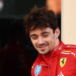 Charles Leclerc of Ferrari during the Formula 1 post-season testing at Yas Marina Cicuit in Abu Dhabi, United Arab Emirates