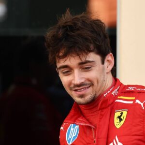 Charles Leclerc of Ferrari during the Formula 1 post-season testing at Yas Marina Cicuit in Abu Dhabi, United Arab Emirates