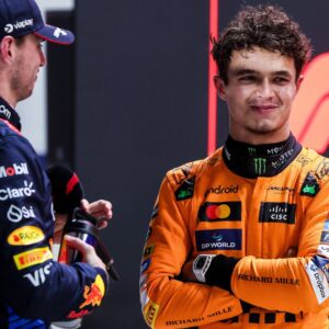 1 Max Verstappen (NLD, Oracle Red Bull Racing), 4 Lando Norris (GBR, McLaren Formula 1 Team), F1 Grand Prix of Qatar at Lusail International Circuit on November 30, 2024 in Doha, Qatar.