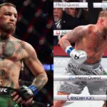 Conor McGregor (L), Jake Paul (R)