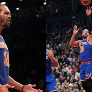 Joakim Noah (L), Jalen Brunson (R)