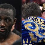 Terence Crawford (L), Canelo Alvarez (R)