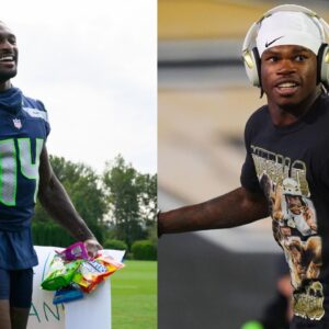 DK Metcalf and Travis Hunter