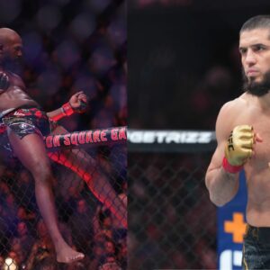 Jon Jones (L), Islam Makhachev (R)