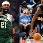 Patrick Beverley (L) and Dorian Finney-Smith (R)