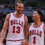 Joakim Noah and Derrick Rose
