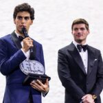 FIA AWARDS CEREMONY 2024 BORTOLETO Gabriel, FIA Rookie of the Year, VERSTAPPEN Max, Red Bull Racing, FIA Formula 1, portrait during the 2024 FIA Awards Ceremony