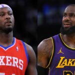 Kwame Brown and LeBron James