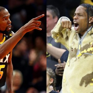 Kevin Durant and Travis Scott