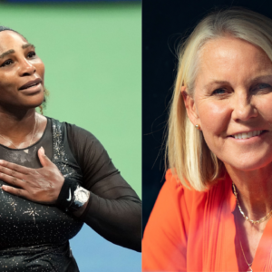 Serena Williams (L) and Rennae Stubbs (R)