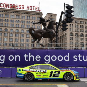 NASCAR Cup Series driver Ryan Blaney (12) during the Grant Park 165 at Chicago Street Race.