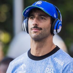 Marina Bay Street Circuit, Singapore, Singapore. 22.September.2024; Daniel Ricciardo of Australia and Visa Cash App RB Formula One Team during Formula One Singapore Grand Prix