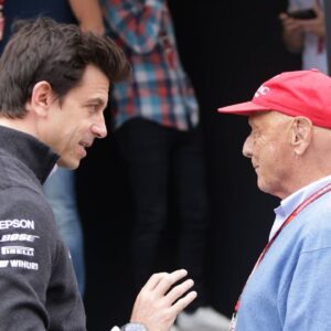Toto Wolff(L), Niki Lauda(R)