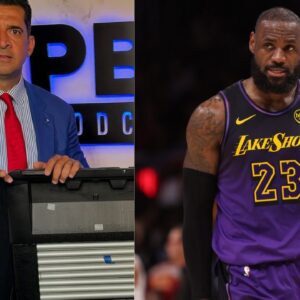 Patrick Bet-David (L) and LeBron James (R)