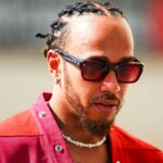 Lewis Hamilton of Great Britain and Mercedes AMG Petronas F1 Team gestures arriving in the paddock, Qualifying, F1 Grand Prix of Abu Dhabi, Yas Marina Circuit