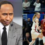 Stephen A. Smith (L) and Juju Watkins (R)