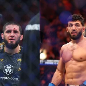 Islam Makhachev (L), Arman Tsarukyan (R)