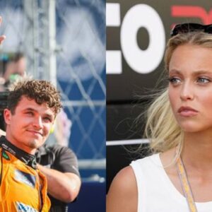 Lando Norris (L), Magui Corceiro (R)