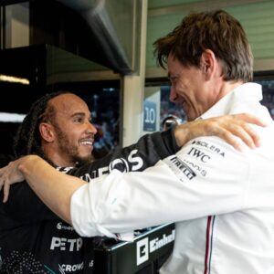 44 Lewis Hamilton GBR, Mercedes AMG Petronas F1 Team , Toto Wolff AUT, Mercedes AMG Petronas F1 Team , F1 Grand Prix of Abu Dhabi at Yas Marina Circuit