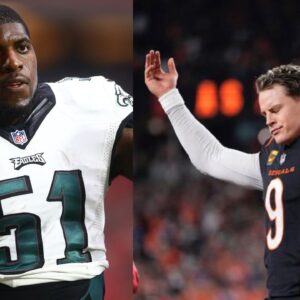 Emmanuel Acho [Left]; Joe Burrow [Right]