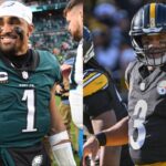 Philadelphia Eagles QB Jalen Hurts, Pittsburgh Steelers QB Russell Wilson - USA TODAY