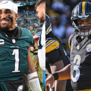 Philadelphia Eagles QB Jalen Hurts, Pittsburgh Steelers QB Russell Wilson - USA TODAY