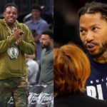 Paul Pierce (L) and Derrick Rose (R)