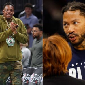 Paul Pierce (L) and Derrick Rose (R)