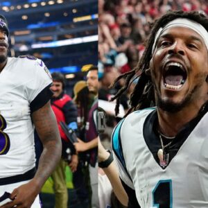 Lamar Jackson and Cam Newton