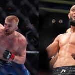 Bo Nickal (L), Khamzat Chimaev (R)