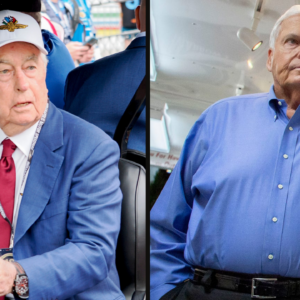 Roger Penske (L) and Rick Hendrick (R). Image Credits: Imagn.