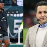 Saquon Barkley and Adam Schefter