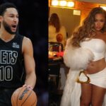 Ben Simmons (L) and Latto (R)