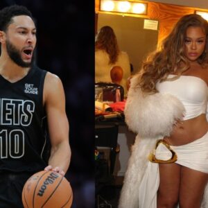 Ben Simmons (L) and Latto (R)