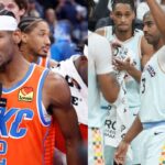 Shai Gilgeous-Alexander (L) and Chris Paul (R)