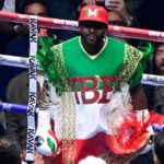 Floyd Mayweather v John Gotti III - Mexico City Boxer Floyd Mayweather Jr. of United States is seen prior the exhibition fight against boxer ohn Gotti III of United States at Arena Ciudad de Mexico. Mexico City, Mexico, August 24, 2024. Photo by Carlos Tischler Eyepix Group ABACAPRESS.COM Mexico City Mexico PUBLICATIONxNOTxINxFRAxUK Copyright: xTischlerxCarlos Eyepix ABACAx