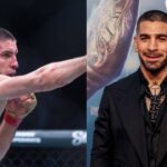 Islam Makhachev (L), Ilia Topuria (R)