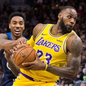 Jeff Teague and LeBron James