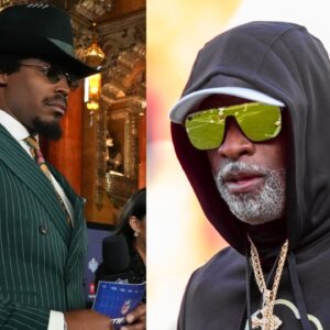 Cam Newton and Deion Sanders