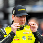 NASCAR Cup Series driver Kyle Busch (8) before qualifying for the Clash at the Coliseum at the Los Angeles Memorial Coliseum.