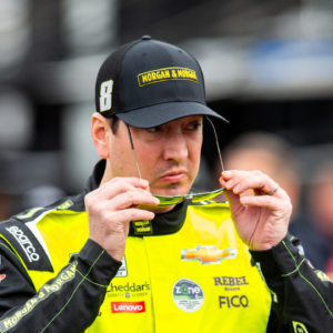 NASCAR Cup Series driver Kyle Busch (8) before qualifying for the Clash at the Coliseum at the Los Angeles Memorial Coliseum.