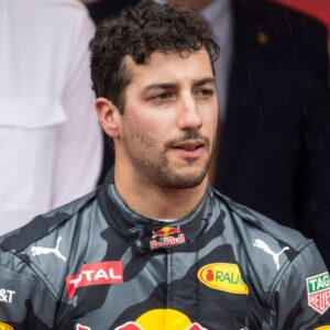 Podium Daniel Ricciardo (Red Bull driver) posing at the awards ceremony of Grand Prix of Monaco, Monaco on the 29th may 2016
