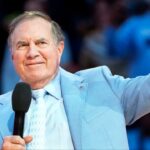 North Carolina Tar Heels head football coach Bill Belichick during half time at Dean E. Smith Center.
