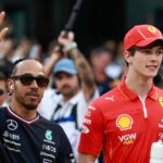 44 Lewis Hamilton (GBR, Mercedes-AMG Petronas F1 Team), 38 Oliver Bearman (GBR, Scuderia Ferrari), F1 Grand Prix of Saudi Arabia at Jeddah Corniche Circuit on March 9, 2024 in Jeddah, Saudi Arabia.